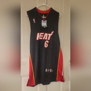 Adidas Miami Heat Jersey Lebron James Authentic Jersey NWT. Size 54